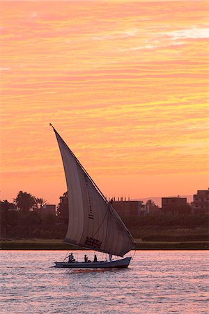 Felucca on the Nile River, Luxor, Egypt, North Africa, Africa Stock Photo - Rights-Managed, Code: 841-08220978