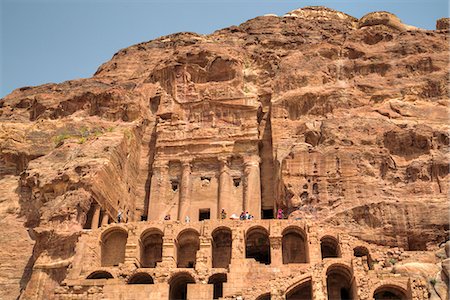 petra - Urn Tomb, Royal Tombs, Petra, UNESCO World Heritage Site, Jordan, Middle East Photographie de stock - Rights-Managed, Code: 841-08221024