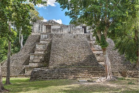 simsearch:6119-08269448,k - Structure 6, Kohunlich, Mayan archaeological site, Quintana Roo, Mexico, North America Foto de stock - Con derechos protegidos, Código: 841-08244239