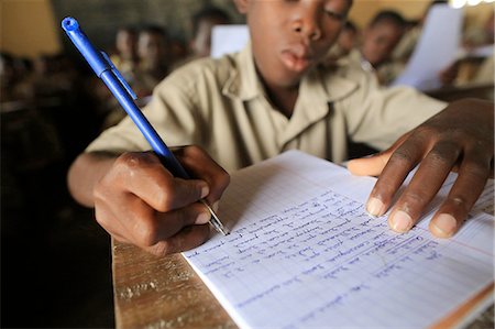 rentrée scolaire - Grammar course, Primary School Adjalle, Togo, West Africa, Africa Foto de stock - Con derechos protegidos, Código: 841-08244288