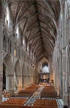 simsearch:841-08240214,k - Interior looking East, Worcester Cathedral, Worcester, England, United Kingdom, Europe Photographie de stock - Rights-Managed, Code: 841-08240037