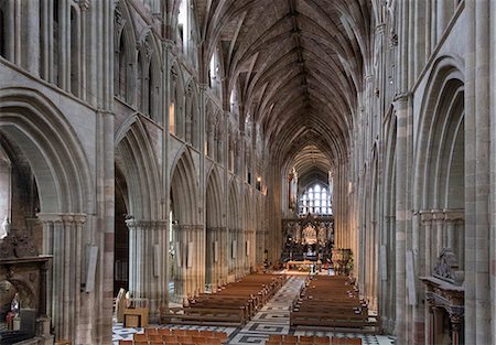 simsearch:841-08240214,k - Interior looking East, Worcester Cathedral, Worcester, England, United Kingdom, Europe Photographie de stock - Rights-Managed, Code: 841-08240038