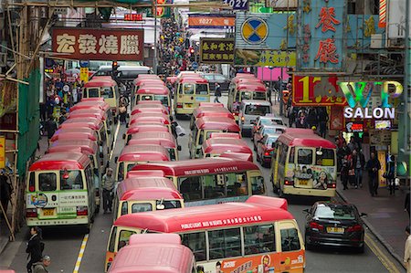 simsearch:841-05846857,k - Waiting buses in Kowloon, Hong Kong, China, Asia Stockbilder - Lizenzpflichtiges, Bildnummer: 841-08240059