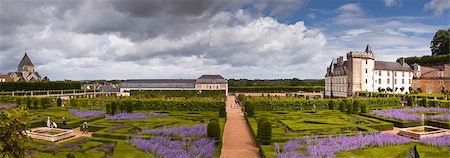 The Chateau de Villandry, UNESCO World Heritage Site, Loire Valley, Indre-et-Loire, Centre, France, Europe Photographie de stock - Rights-Managed, Code: 841-08240240