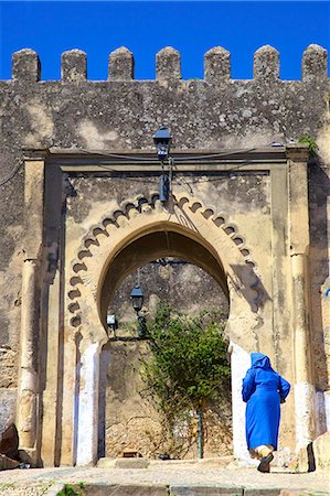 Bab El Assa, Kasbah, Tangier, Morocco, North Africa, Africa Stock Photo - Rights-Managed, Code: 841-08243952