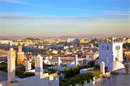 View over Kasbah to Tangier, Tangier, Morocco, North Africa, Africa Photographie de stock - Rights-Managed, Code: 841-08243953