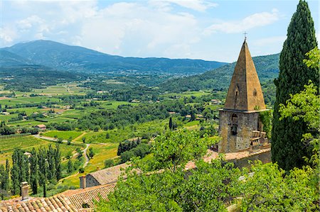 Le Crestet village, Vaucluse, Provence Alpes Cote d'Azur region, France, Europe Foto de stock - Con derechos protegidos, Código: 841-08279032