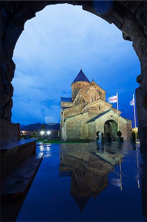 simsearch:841-07783152,k - Svetitskhoveli Cathedral, 11th century, by Patriach Melkisedek, Mtskheta, historical capital, UNESCO World Heritage Site, Georgia, Caucasus, Central Asia, Asia Foto de stock - Con derechos protegidos, Código: 841-08279343