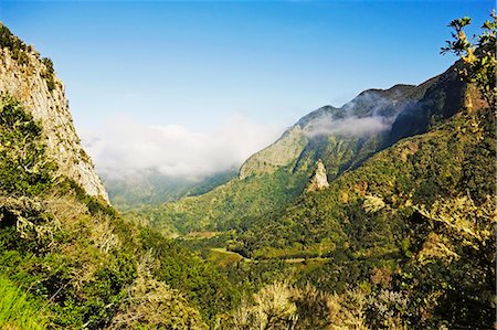 Valle de Hermigua, Parque Nacional de Garajonay, UNESCO World Heritage Site, La Gomera, Canary Islands, Spain, Europe Photographie de stock - Rights-Managed, Code: 841-08279364