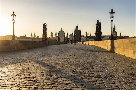 simsearch:841-06341908,k - Sunrise on Charles Bridge, UNESCO World Heritage Site, Prague, Czech Republic, Europe Stockbilder - Lizenzpflichtiges, Bildnummer: 841-08279461