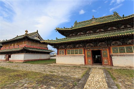 Zuun Zuu temple, Erdene Zuu Khiid, Buddhist Monastery, Kharkhorin (Karakorum), Central Mongolia, Central Asia, Asia Stock Photo - Rights-Managed, Code: 841-08357339