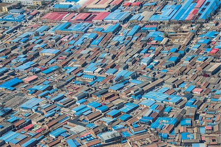 simsearch:6102-05603758,k - Aerial of an industrial settlement, China, Asia Foto de stock - Con derechos protegidos, Código: 841-08357417