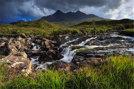 Cuillin Hills, Isle of Skye, Inner Hebrides, Scotland, United Kingdom, Europe Foto de stock - Con derechos protegidos, Código: 841-08357469