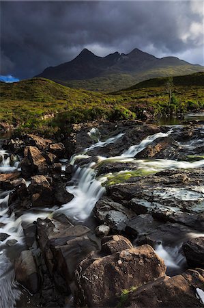 Cuillin Hills, Isle of Skye, Inner Hebrides, Scotland, United Kingdom, Europe Foto de stock - Con derechos protegidos, Código: 841-08357479