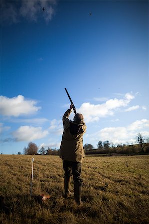 simsearch:862-03887589,k - Gun shooting, Wales, United Kingdom, Europe Photographie de stock - Rights-Managed, Code: 841-08357541