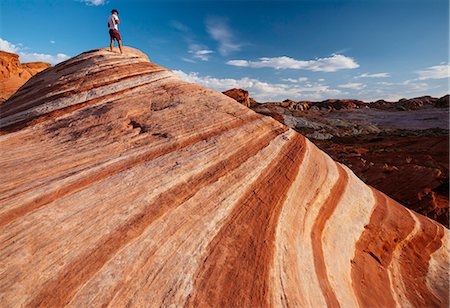 parque estatal del valle de fuego - The Fire Wave, Valley of Fire State Park, Nevada, United States of America, North America Foto de stock - Con derechos protegidos, Código: 841-08357748