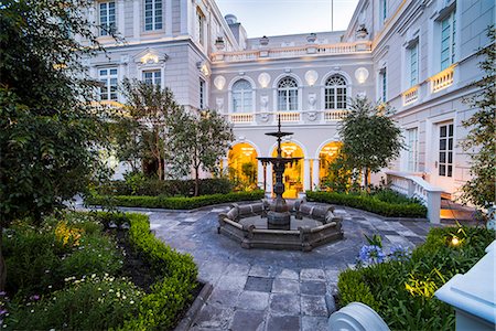 quito - Courtyard at Casa Gangotena Boutique Hotel, luxury accommodation in the Historic City of Quito, Ecuador, South America Stock Photo - Rights-Managed, Code: 841-08420994