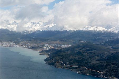 sublimation - Aerial view of the Andes Mountains surrounding Ushuaia, Argentina, South America Stock Photo - Rights-Managed, Code: 841-08421152