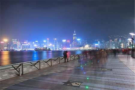 simsearch:841-09174515,k - Avenue of Stars at night, Hong Kong, China, Asia Photographie de stock - Rights-Managed, Code: 841-08421176