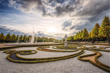 Floral ornaments, Schwetzingen, Baden-Wurttemberg, Germany, Europe Stock Photo - Rights-Managed, Code: 841-08421179