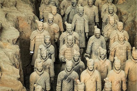 simsearch:600-03698079,k - Warriors, Terracotta Army, UNESCO World Heritage Site, Xian, Shaanxi, China, Asia Foto de stock - Con derechos protegidos, Código: 841-08421243