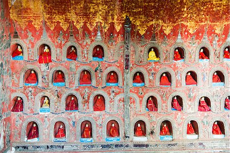 shan state - Temple at Shwe Yaunghwe Kyaung monastery just outside Inle Lake, Shan State, Myanmar (Burma), Asia Stock Photo - Rights-Managed, Code: 841-08421253