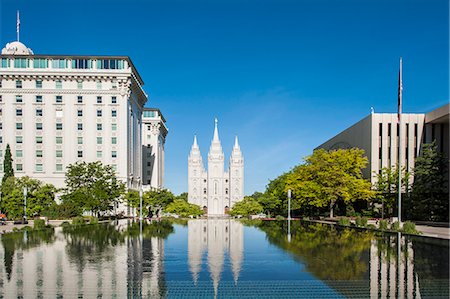 simsearch:841-09174909,k - Salt Lake Temple, Temple Square, Salt Lake City, Utah, United States of America, North America Stock Photo - Rights-Managed, Code: 841-08421452