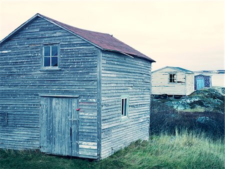 fogo island - Fishing huts, Fogo Island, Newfoundland, Canada, North America Photographie de stock - Rights-Managed, Code: 841-08438715