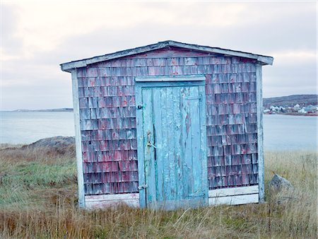 Fishing huts, Fogo Island, Newfoundland, Canada, North America Stock Photo - Rights-Managed, Code: 841-08438716