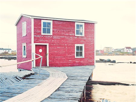 Fishing hut, Fogo Island, Newfoundland, Canada, North America Photographie de stock - Rights-Managed, Code: 841-08438720
