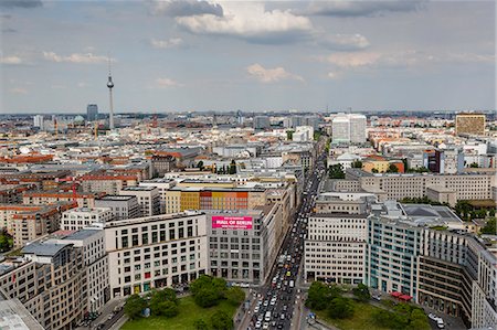 simsearch:841-09255777,k - Skyline of Berlin from the Panorama Punkt (Panorama Point), Berlin, Germany, Europe Stock Photo - Rights-Managed, Code: 841-08438736