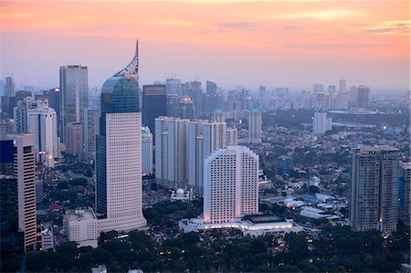 Skyline, Jakarta, Indonesia, Southeast Asia Foto de stock - Con derechos protegidos, Código: 841-08527726