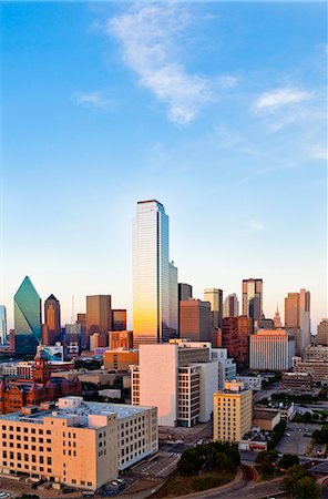 dallas texas - Skyline, Dallas, Texas, United States of America, North America Photographie de stock - Rights-Managed, Code: 841-08527748