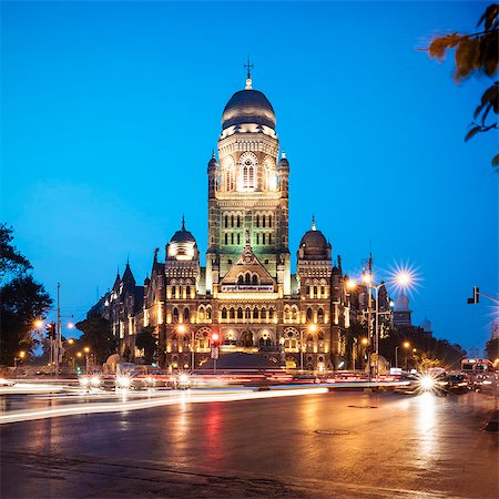 siglo 19 - Exterior of Mumbai Municipal corporation building, Mumbai (Bombay), India, South Asia Foto de stock - Con derechos protegidos, Código: 841-08527803