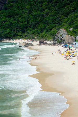 simsearch:841-08542479,k - Prainha beach near the Olympic site in Barra da Tijuca (Recreio dos Bandeirantes), Rio de Janeiro, Brazil, South America Fotografie stock - Rights-Managed, Codice: 841-08542464