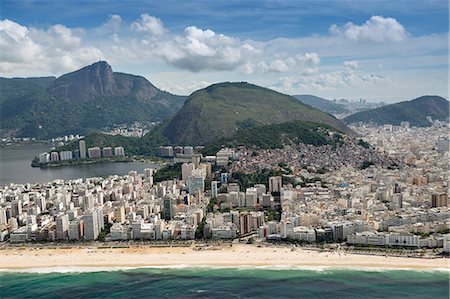simsearch:841-06446386,k - Cabritos hill and Corcovado, Ipanema Beach, Rio de Janeiro, Brazil, South America Stock Photo - Rights-Managed, Code: 841-08542467