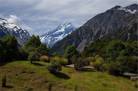 simsearch:841-03055157,k - Aoraki/Mount Cook National Park, UNESCO World Heritage Site, Southern Alps, Canterbury, South Island, New Zealand, Pacific Photographie de stock - Rights-Managed, Code: 841-08542544