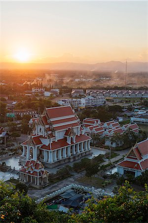 picture of thailand city - Wat Thammikaram Worawihan temple, Prachuap Kiri Khan, Thailand, Southeast Asia, Asia Stock Photo - Rights-Managed, Code: 841-08542712