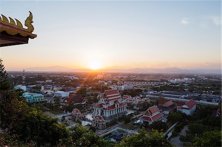 picture of thailand city - Wat Thammikaram Worawihan temple, Prachuap Kiri Khan, Thailand, Southeast Asia, Asia Stock Photo - Rights-Managed, Code: 841-08542713