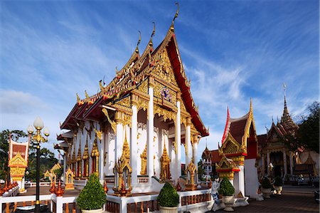 phuket - Chaithararam Temple, Phuket, Thailand, Southeast Asia, Asia Foto de stock - Con derechos protegidos, Código: 841-08542720