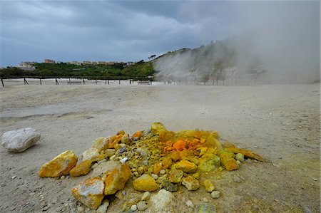 Solfatara, volcanic crater with active fumaroles, Pozzuoli, Naples, Campania, Italy, Europe Stock Photo - Rights-Managed, Code: 841-08542746