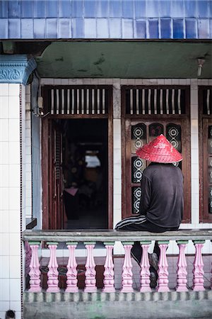 Man ready to work the rice paddies at Sungai Pinang, a traditional Indonesian village near Padang in West Sumatra, Indonesia, Southeast Asia, Asia Stock Photo - Rights-Managed, Code: 841-08568825