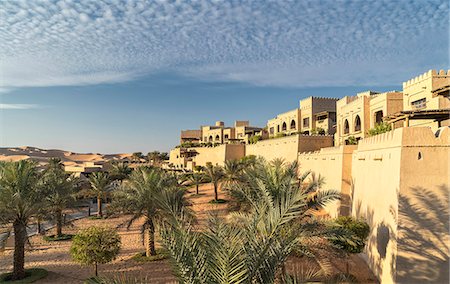 empty quarter desert - Qasr Al Sarab Desert Resort, a luxury resort by Anantara in the Empty Quarter Desert, Abu Dhabi, United Arab Emirates, Middle East Stock Photo - Rights-Managed, Code: 841-08568996