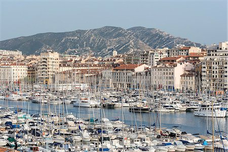 simsearch:696-03396318,k - The old port of Marseille (Vieux Port) in Marseille, Bouches-du-Rhone, Provence, France, Mediterranean, Europe Foto de stock - Con derechos protegidos, Código: 841-08569039