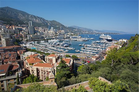 simsearch:841-09119310,k - View of Harbour, Monaco, Mediterranean, Europe Photographie de stock - Rights-Managed, Code: 841-08729658