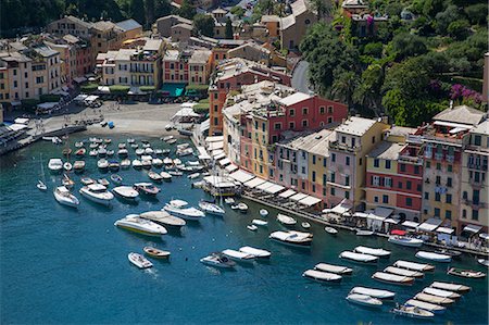 simsearch:841-08211703,k - View of Harbour from Castle, Portofino, Genova (Genoa), Liguria, Italy, Europe Photographie de stock - Rights-Managed, Code: 841-08729661