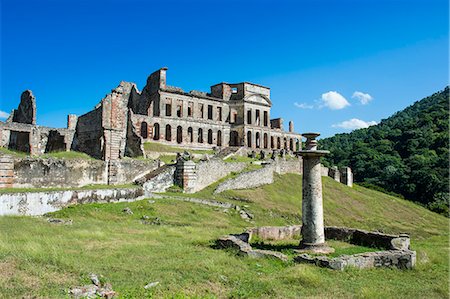 simsearch:841-05785038,k - Palace Sans Souci, UNESCO World Heritage Site, Haiti, Caribbean, Central America Fotografie stock - Rights-Managed, Codice: 841-08781739