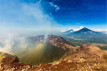 simsearch:841-08821545,k - Cresting the peak of Pacaya Volcano in Guatemala City, Guatemala, Central America Stock Photo - Rights-Managed, Code: 841-08797763