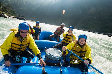 dinghi - Rafting trip on the Trisuli River, Nepal, Asia Stockbilder - Lizenzpflichtiges, Bildnummer: 841-08797867