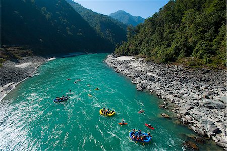 dinghy - A rafting expedition on the Karnali River, west Nepal, Asia Stock Photo - Rights-Managed, Code: 841-08797876